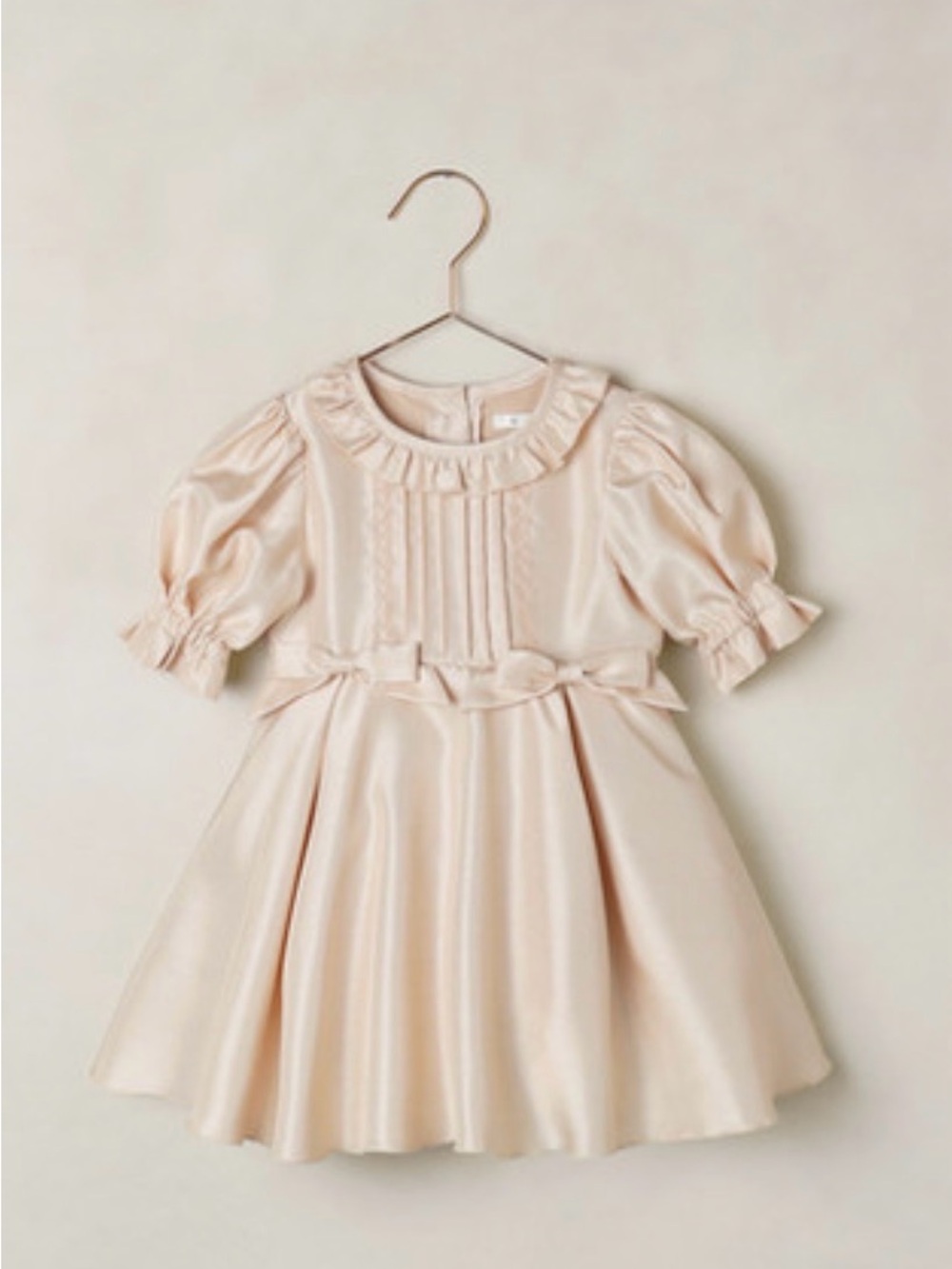 Noralee Evelyn dress in pearl size 4y nwt Girls Cream Puff-Sleeve Party Dress